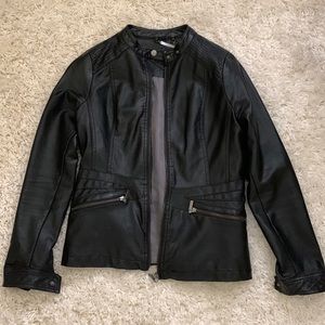 NWOT Faux Leather Jacket